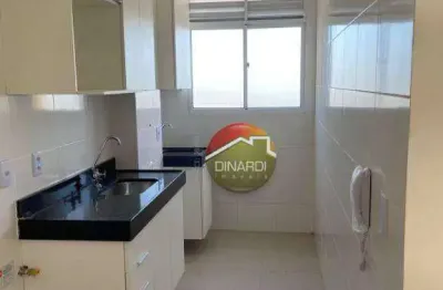 Apartamento com 2 dormitórios à venda, 46 m² por r$ 290.000,00 - bonfim paulista - ribeirão preto/sp