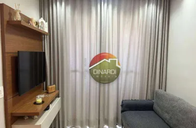 Apartamento com 1 dormitório à venda, 34 m² por r$ 220.000 - bonfim paulista - ribeirão preto/sp