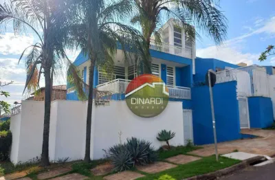 Casa com 4 dormitórios para alugar, 640 m² por r$ 8.000,01/mês - alto da boa vista - ribeirão preto/sp