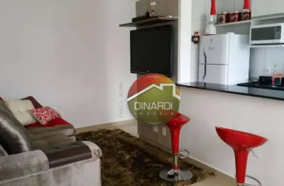 Apartamento com 2 dormitórios à venda, 47 m² por r$ 180.000 - reserva sul condomnio resort - ribeirão preto/sp