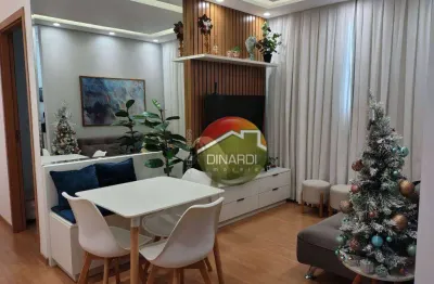 Apartamento com 2 dormitórios à venda, 43 m² por r$ 280.000,00 - condomínio guaporé - ribeirão preto/sp
