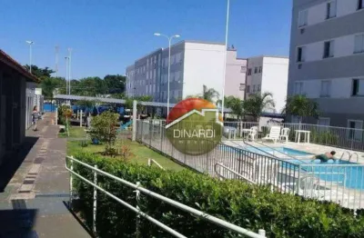 Apartamento com 2 dormitórios à venda, 48 m² por r$ 110.000,00 - ipiranga - ribeirão preto/sp