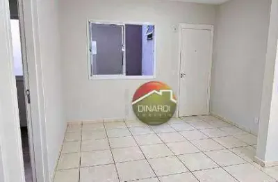 Apartamento com 2 dormitórios à venda, 43 m² por r$ 140.000,00 - jardim florestan fernandes - ribeirão preto/sp