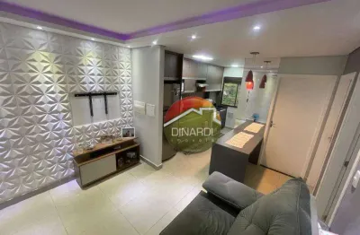 Apartamento com 2 dormitórios à venda, 43 m² por r$ 217.300,00 - jardim santa cecília - ribeirão preto/sp