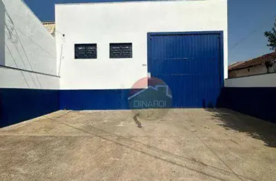 Galpão para alugar, 300 m² por r$ 4.000,01/mês - vila mariana - ribeirão preto/sp