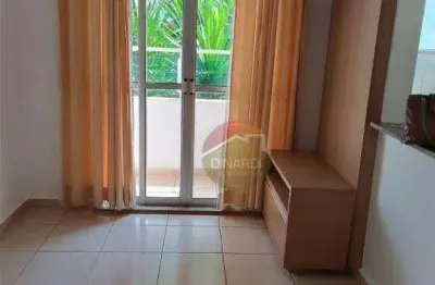 Apartamento com 2 dormitórios para alugar, 52 m² por r$ 1.960,00/mês - jardim palma travassos - ribeirão preto/sp