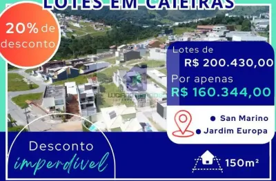 Terrenos à venda em caieiras - a partir de r$160.344 - 150m²