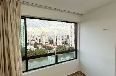 Excelente flat semi mobiliado em andar alto na av. beira rio com linda vista