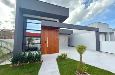 Casa nova com suíte e acabamento impecável no loteamento lisboa 3 – forquilhas, são josé/sc