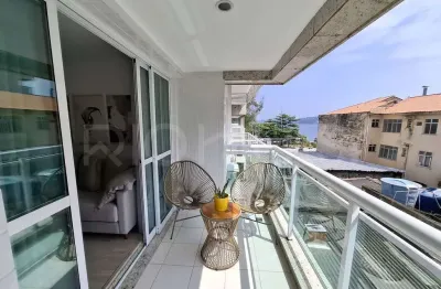 Apartamento de 3 quartos, com 94m², à venda na praia de charitas, niterói/rj
