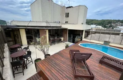 Apartamento cobertura duplex de 4 quartos, com 313m², à venda em icaraí, niterói/rj