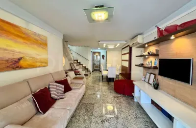 Apartamento cobertura duplex de 4 quartos, com 280m², à venda em icaraí, niterói/rj