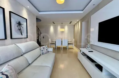 Apartamento cobertura triplex de 4 quartos, com 190m², à venda em icaraí, niterói/rj