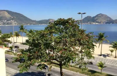 Apartamento studio de 1 quarto, com 40m², à venda na praia de são francisco, niterói/rj