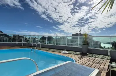 Apartamento cobertura linear de 4 quartos, com 360m², à venda em são francisco, niterói/rj