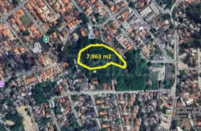 Terreno/área de 7.963m² à venda em serra grande, niterói/rj