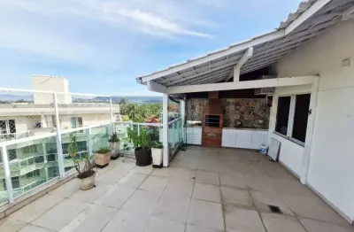 Apartamento cobertura duplex de 3 quartos no carpe diem, com 210m², em itacoatiara, niterói/rj