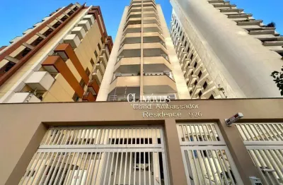 Apartamento  à venda no edifício ambassador  -  com suíte - londrina - centro