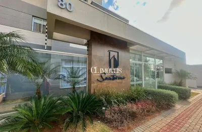 Apartamento alto da av. inglaterra de 3 dormitórios sendo suíte, armários e garagem - r$ 470.000,00 / edifício santorini