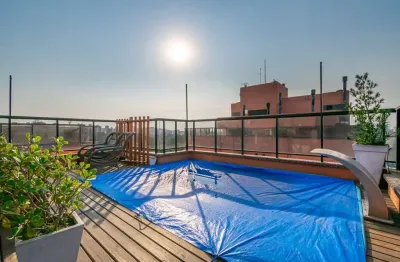 Cobertura à venda em porto alegre, chácara das pedras, com 2 quartos, 162m²