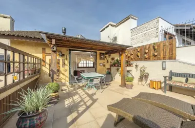 Cobertura à venda em porto alegre, mont serrat, com 3 quartos, 218m²