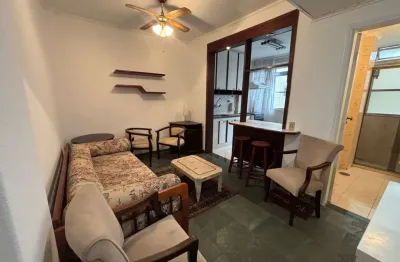 Apartamento mobiliado com 2 dormitórios – gonzaga, santos/sp