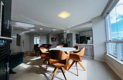 3 suítes, mobiliado, 2 vagas na barra sul 1 quadra do mar em balneario camboriu