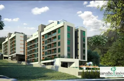 Apartamento com 2 dormitórios à venda, 63 m² por r$ 395.000,00 - várzea - teresópolis/rj