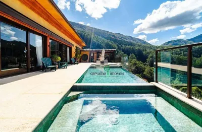 Casa com 5 dormitórios à venda, 380 m² por r$ 4.995.000,00 - itaipava - petrópolis/rj