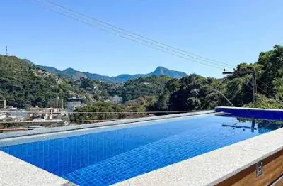 Casa com 4 dormitórios à venda, 451 m² por r$ 2.300.000,00 - várzea centro - teresópolis/rj
