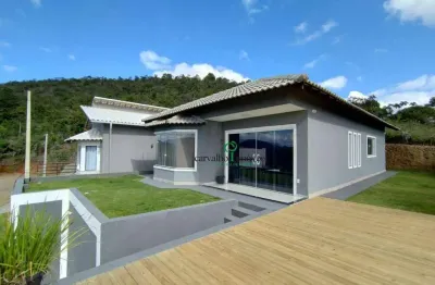 Casa com 3 dormitórios à venda, 100 m² por r$ 695.000,00 - albuquerque - teresópolis/rj