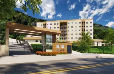 Apartamento com 2 dormitórios à venda, 49 m² por r$ 199.700,00 - meudon - teresópolis/rj