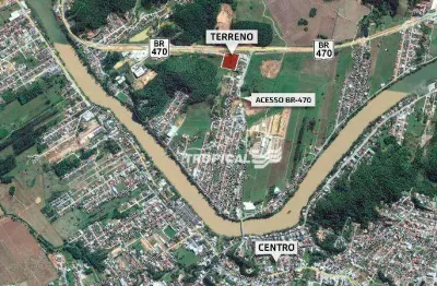 Terreno à venda, 19284 m² por r$ 9.300.000,00 - margem esquerda - gaspar/sc