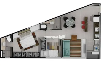 Apartamento com 2 dormitórios à venda, 54 m² por r$ 499.182,56 - victor konder - blumenau/sc