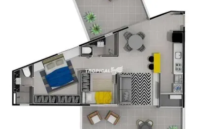 Apartamento com 2 dormitórios à venda, 92 m² por r$ 755.037,91 - victor konder - blumenau/sc