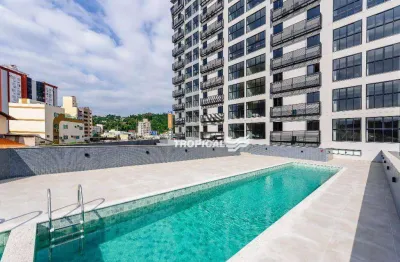 Apartamento com 1 dormitório à venda, 37 m² por r$ 375.000,00 - centro - blumenau/sc