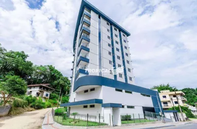Apartamento com 2 dormitórios à venda, 77 m² por r$ 497.045,24 - tribess - blumenau/sc