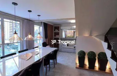Apartamento com 3 dormitórios à venda, 133 m² por r$ 800.000,00 - ponta aguda - blumenau/sc
