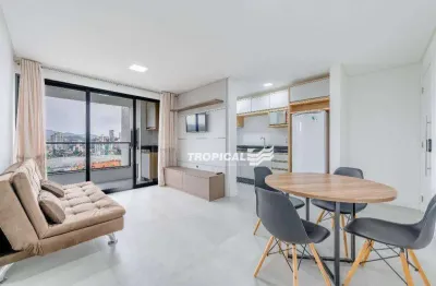 Apartamento com 1 dormitório para alugar, 46 m² por r$ 3.492,00/mês - velha - blumenau/sc