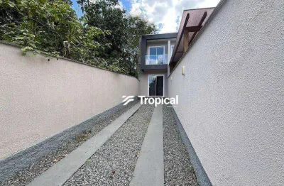 Sobrado com 2 dormitórios para alugar, 80 m² por r$ 2.100,00/mês - badenfurt - blumenau/sc