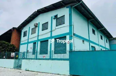 Galpão para alugar, 750 m² por r$ 7.533,00/mês - velha - blumenau/sc