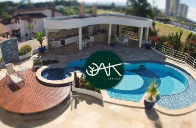 Casa com 7 dormitórios à venda, 1200 m² por r$ 15.100.000,00 - jardim das colinas - são josé dos campos/sp