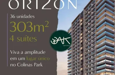 Apartamento com 4 dormitórios à venda, 303 m² por r$ 3.617.600,00 - edifício orizon park - são josé dos campos/sp