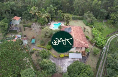 Chácara com 3 dormitórios à venda, 3500 m² por r$ 1.360.000,00 - condomínio lagoinha - jacareí/sp