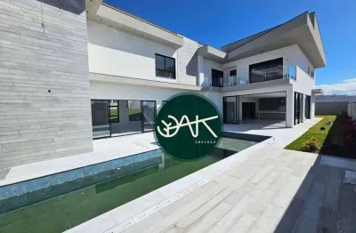Casa com 4 dormitórios à venda, 650 m² por r$ 6.200.000,00 - condomínio reserva do paratehy - são josé dos campos/sp
