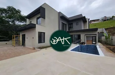 Casa com 4 dormitórios à venda, 385 m² por r$ 6.000.000,00 - condomínio reserva do paratehy - são josé dos campos/sp