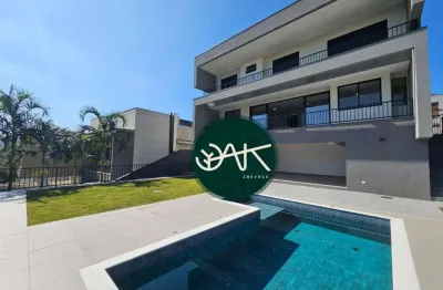 Casa com 5 dormitórios à venda, 410 m² por r$ 4.200.000,00 - condomínio residencial alphaville i - são josé dos campos/sp