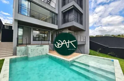 Casa com 5 dormitórios à venda, 595 m² por r$ 6.200.000,00 - condomínio residencial alphaville i - são josé dos campos/sp
