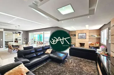 Apartamento com 4 dormitórios à venda, 233 m² por r$ 2.450.000,00 - edifício helbor belvedere - são josé dos campos/sp