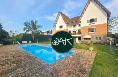 Casa com 6 dormitórios para alugar, 580 m² por r$ 20.750/mês - chácara dos eucalíptos - são josé dos campos/sp